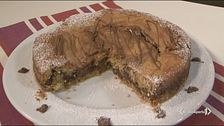 Torta al gusto di caffè e cioccolato