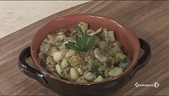 Funghi trifolati con le patate