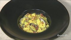 Fregola vongole e zafferano