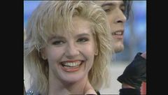 Il ballo di una giovane Lorella Cuccarini a Bellezze sulla neve