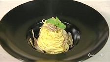 Tagliolini lime e carciofi