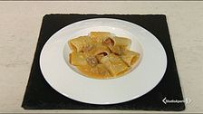 Paccheri crema di zucca e porcini