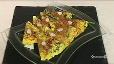 Frittata con gorgonzola e spinaci