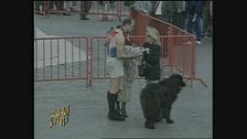 Rita dalla Chiesa e il cane indisciplinato