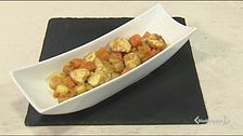 Spezzatino di pollo con zucca e patate