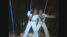 Brian e Garrison, giovanissimi, ballano ai Telegatti 1984