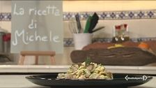 Tagliatelle di crespelle con funghi e prosciutto