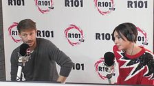 Il cast de "Il silenzio dell'acqua"a R101