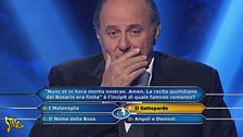 Gerry Scotti piange per la tensione a "Chi vuol essere milionario?"