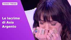 Le lacrime di Asia Argento