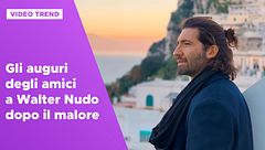 Gli auguri degli amici a Walter Nudo dopo il malore