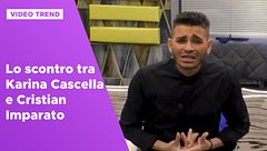 Il confronto tra Karina Cascella e Cristian Imparato