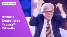 Vittorio Sgarbi dice "capra" 24 volte