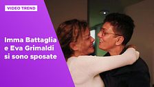 Imma Battaglia e Eva Grimaldi si sono sposate