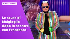 Le scuse di Cristiano Malgioglio dopo lo scontro con Francesca De André