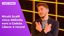 Nicolò Scalfi vince 400mila euro a Caduta Libera