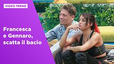 Francesca De André e Gennaro Lillio, scatta il bacio
