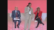 Sandra Mondaini e Raimondo Vianello intervistano Fiorello