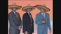 Iva Zanicchi canta "El Porompompero" con Marco Columbro, Gerry Scotti e Pippo Franco