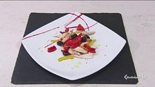 Straccetti di pollo con peperoni