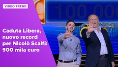Caduta Libera, nuovo record per Nicolò Scalfi: 500 mila euro