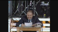 Massimo Boldi e il suo tg a Cabaret per una notte 1986