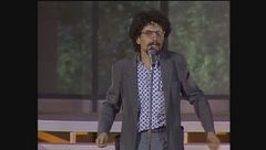 Natalino Balasso nel duo Peli Superflui a Cabaret per una notte 1986