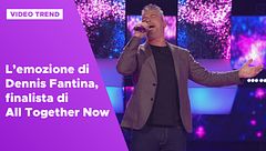 L'emozione di Dennis Fantina, finalista di All Together Now