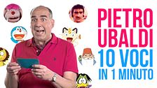 Pietro Ubaldi reinterpreta 10 personaggi in un minuto