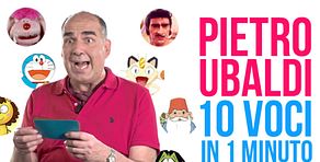 Pietro Ubaldi reinterpreta 10 personaggi in un minuto