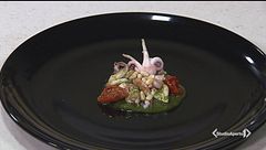 Calamari  pesto e pomodorini confint