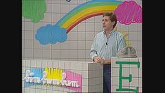 Paolo Bonolis e il fustagno a Bim Bum Bam