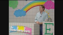 Paolo Bonolis e il fustagno a Bim Bum Bam