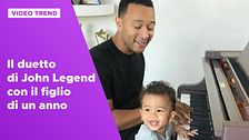 Il duetto di John Legend con il figlio di un anno