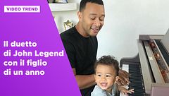 Il duetto di John Legend con il figlio di un anno