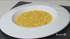 Risotto carote, rosmarino e taleggio
