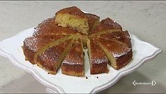 Torta allo yogurt e mele caramellate