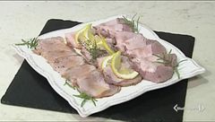 Carrè di maiale glassato al limone
