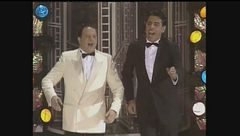 Teo Teocoli e Massimo Boldi cantano una samba per il Capodanno 1986