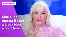 Cicciolina mostra il seno a Live - Non è la d'Urso