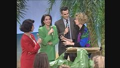 Cristina Parodi, Cesara Bonamici e Lamberto Sposini ospiti a Non è la Rai 1992