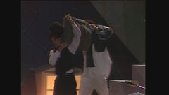 Francesco Baccini in un trio comico a Cabaret per una notte 1987