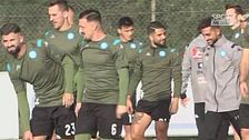 Napoli in campo verso il Salisburgo