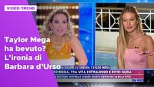 Taylor Mega ha bevuto? L'ironia di Barbara d'Urso