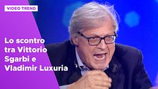 Lo scontro  tra Vittorio Sgarbi e Vladimir Luxuria