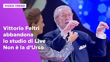 Vittorio Feltri abbandona lo studio di Live - Non è la d'Urso