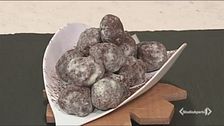 Palline di cioccolato e castagne