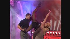 Heather Parisi si esibisce con "Donne" di Zucchero a Buon Compleanno Canale 5