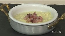Vellutata di topinambur e bacon
