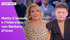 Matty il biondo e l'intervista con Barbara d'Urso